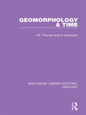 cover image of Geomorphology & Time